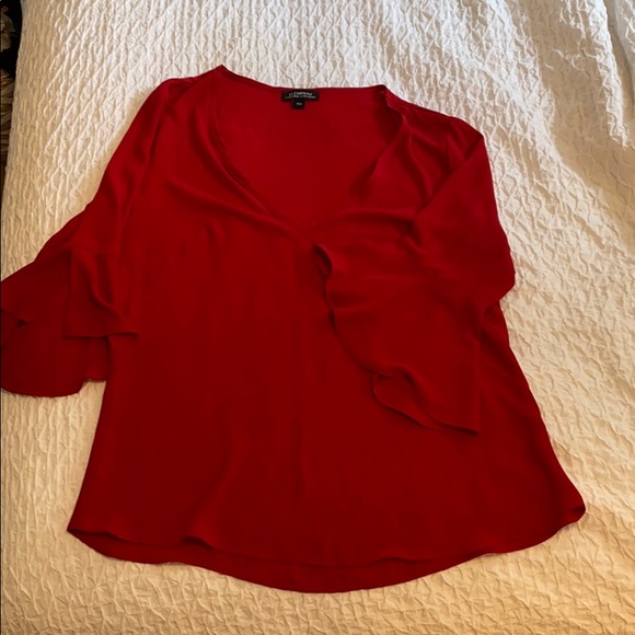 Red LeChateau top - Picture 1 of 3